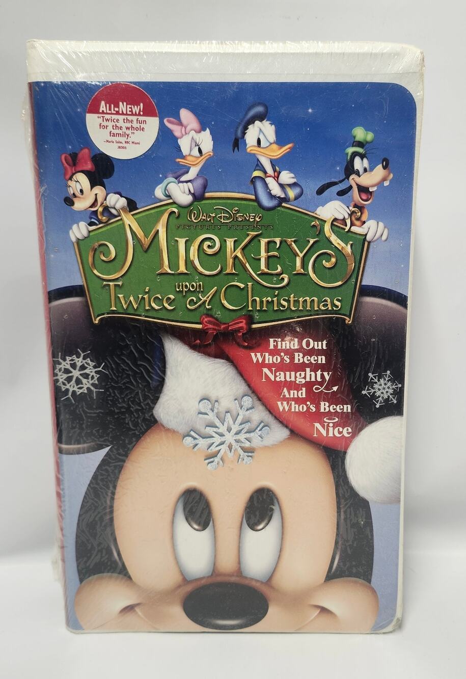 Disney Mickey's Twice Upon a Christmas VHS 2004 New Sealed Christmas